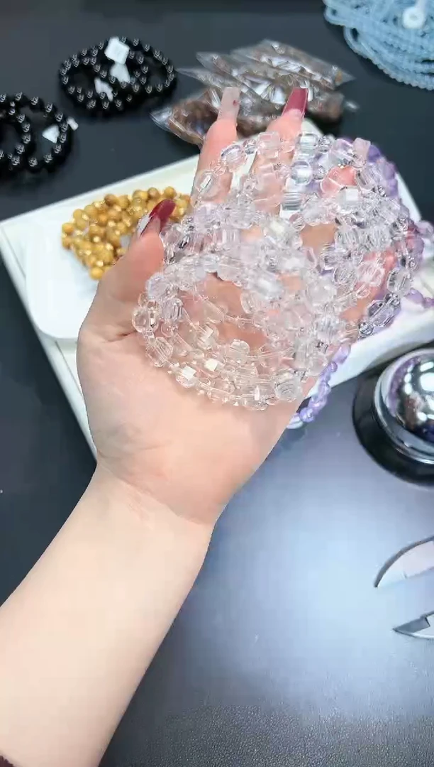 【闪购商品】水晶手串未镶嵌54E多样性发其一/1条默认微瑕