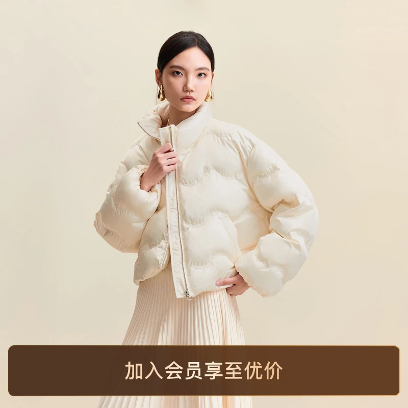 Vero Moda羽绒服2025冬季新款90白鸭绒亮片短款时尚洋气百搭女装