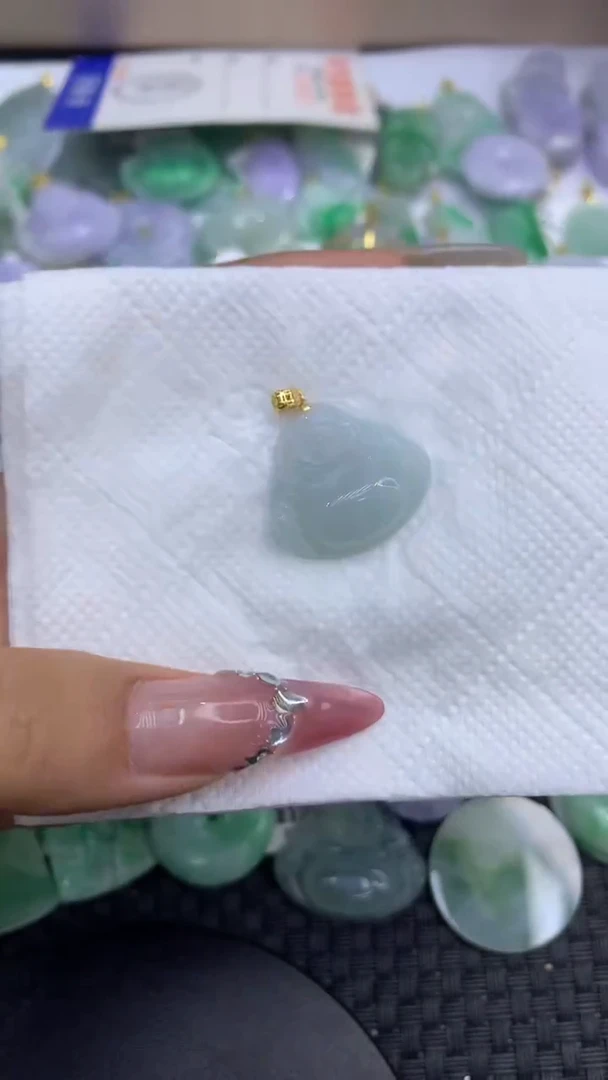 颈饰未镶嵌翡翠天然缅甸A货翡翠