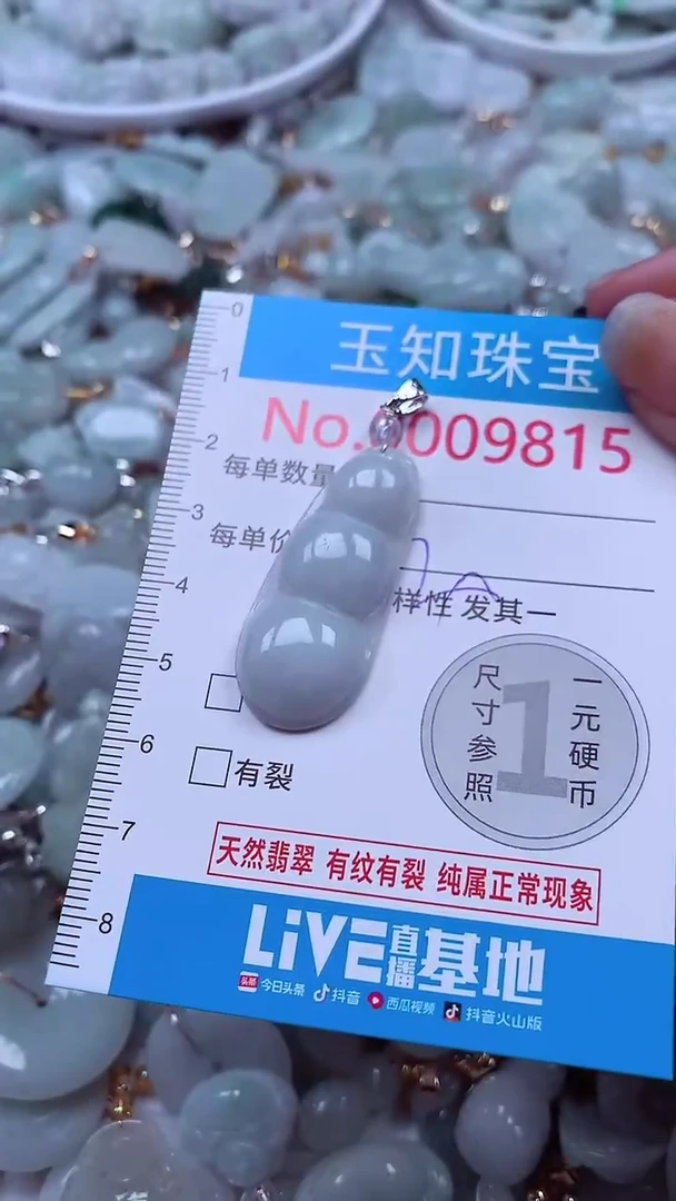 吊坠(不含链)未镶嵌翡翠9815