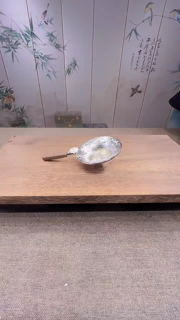 @微光茶器镀银茶漏TJ031
