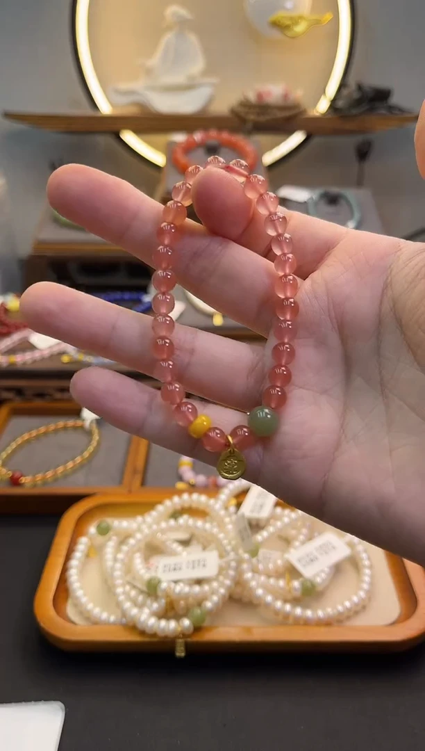 手链合金南红玛瑙货号907