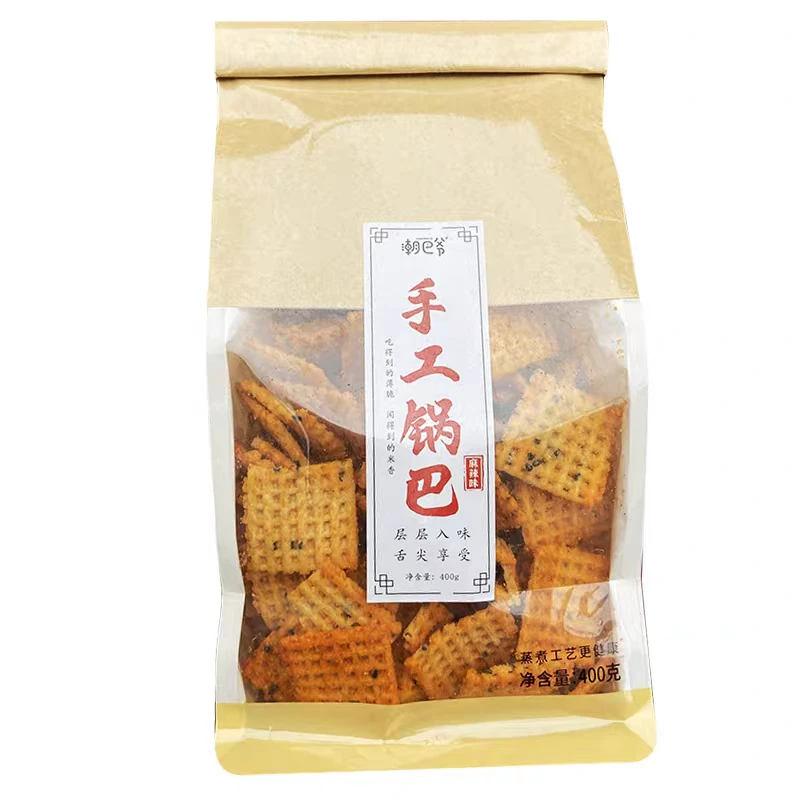 W潮巴爷手工锅巴400g/袋麻辣味
