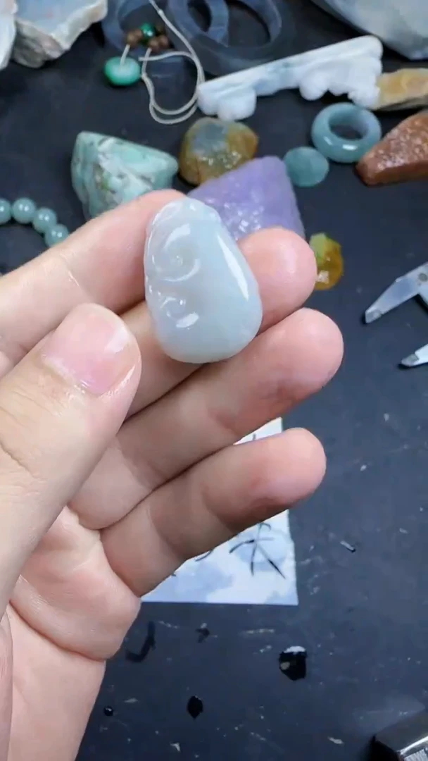未镶嵌挂件翡翠022