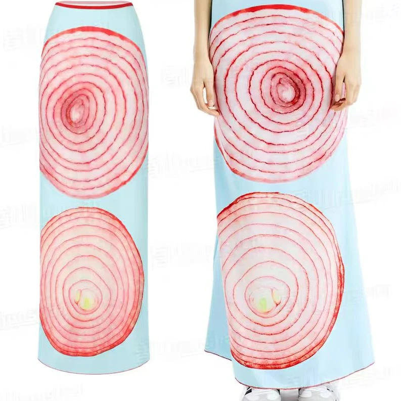 【茉舍】Blackdog 水果市场手工休闲百搭半裙 1026-549