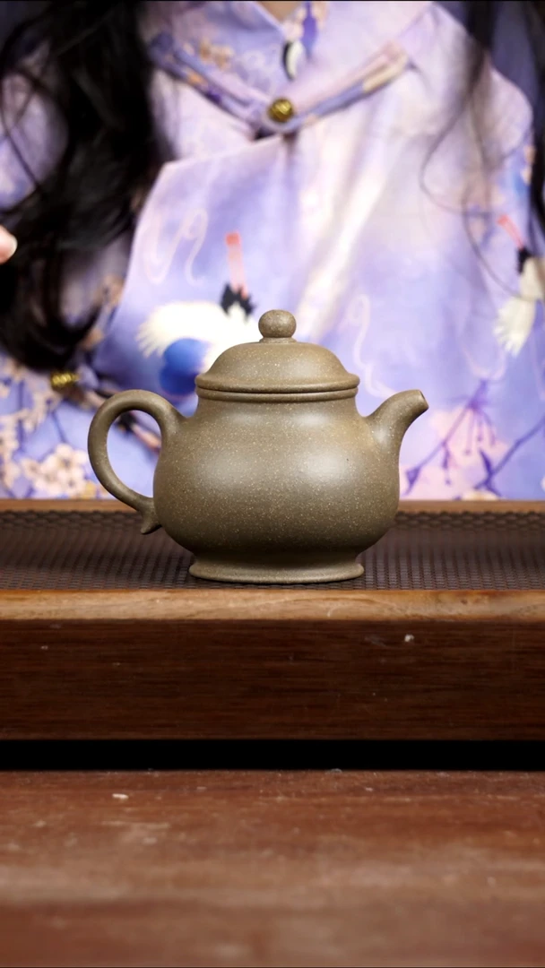 茶壶紫砂蟹壳青高潘230CC