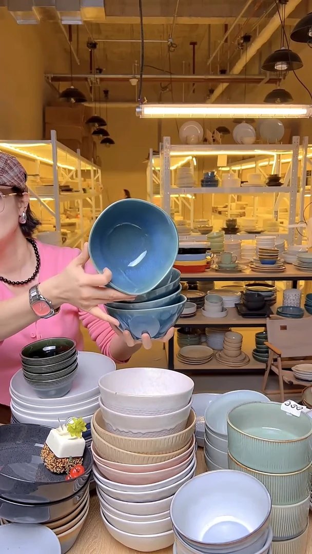 瓷111 外贸尾货窑变釉下彩默认微瑕