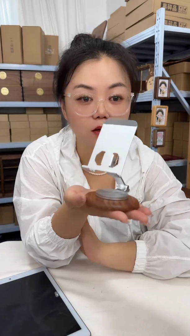 木实木小号便携手机支架
