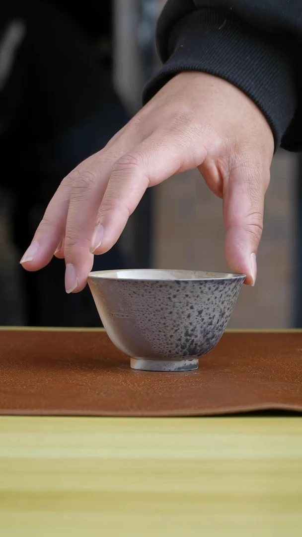 【窑宝】厚山柴烧雪茄落灰铃铛杯【62】
