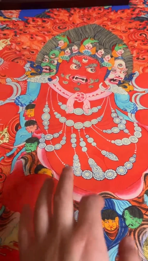 卷轴画手绘唐卡073