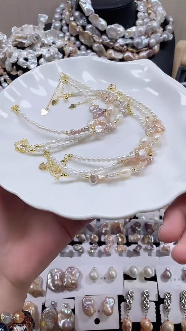 未镶嵌手链淡水珍珠【纯恬饰品】（多样性发货发一）