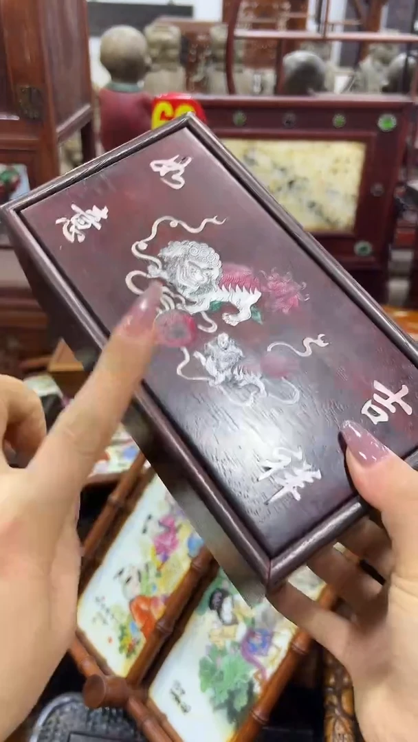 木沐头淘盒子摆件