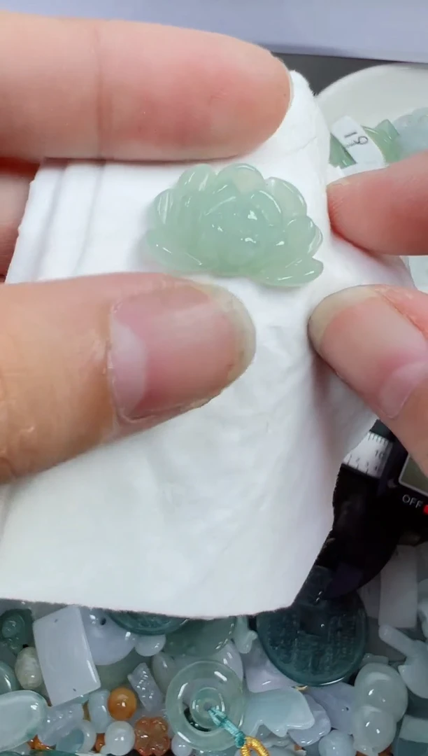 散珠翡翠596号链接，A货翡翠