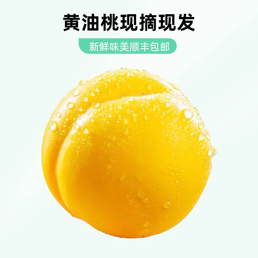 平谷黄油桃，普通装，现摘现发，顺丰包邮，新鲜可口，当天包赔，3-5斤当季新鲜水果桃子北京市