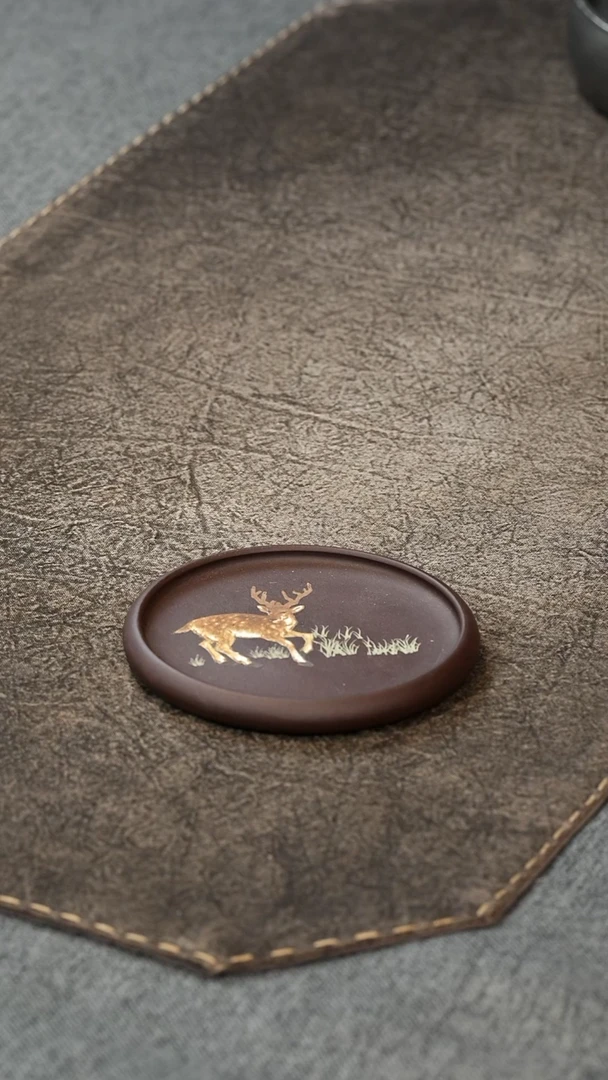 【闪购商品】紫砂茶宠紫泥杯垫