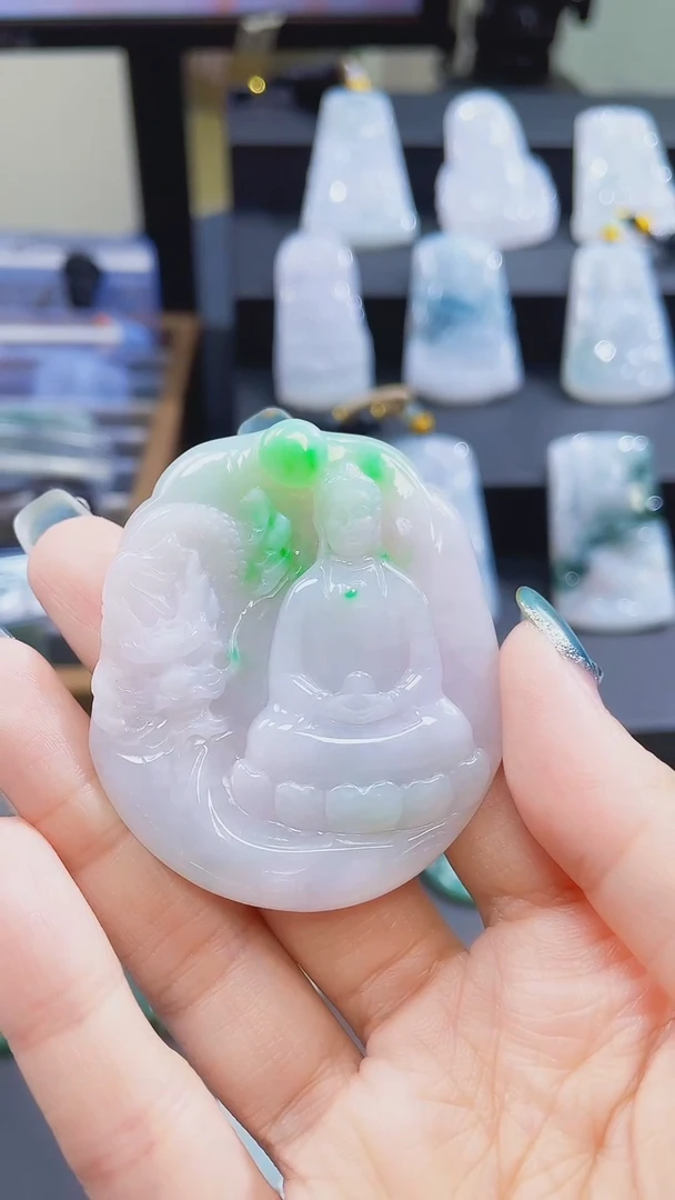 颈饰未镶嵌翡翠?****?观音