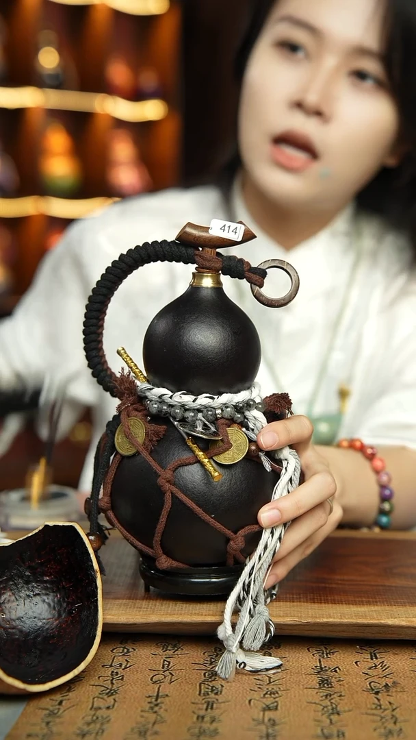 414号650ml左右非遗大漆酒葫芦