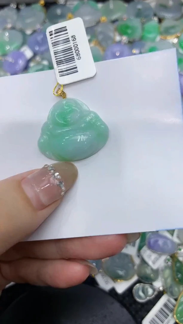 【闪购商品】翡翠颈饰18K金镶嵌222222222