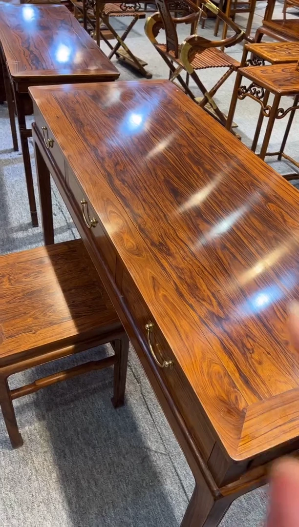 花梨木类木雕款花梨木 书桌 红木家居