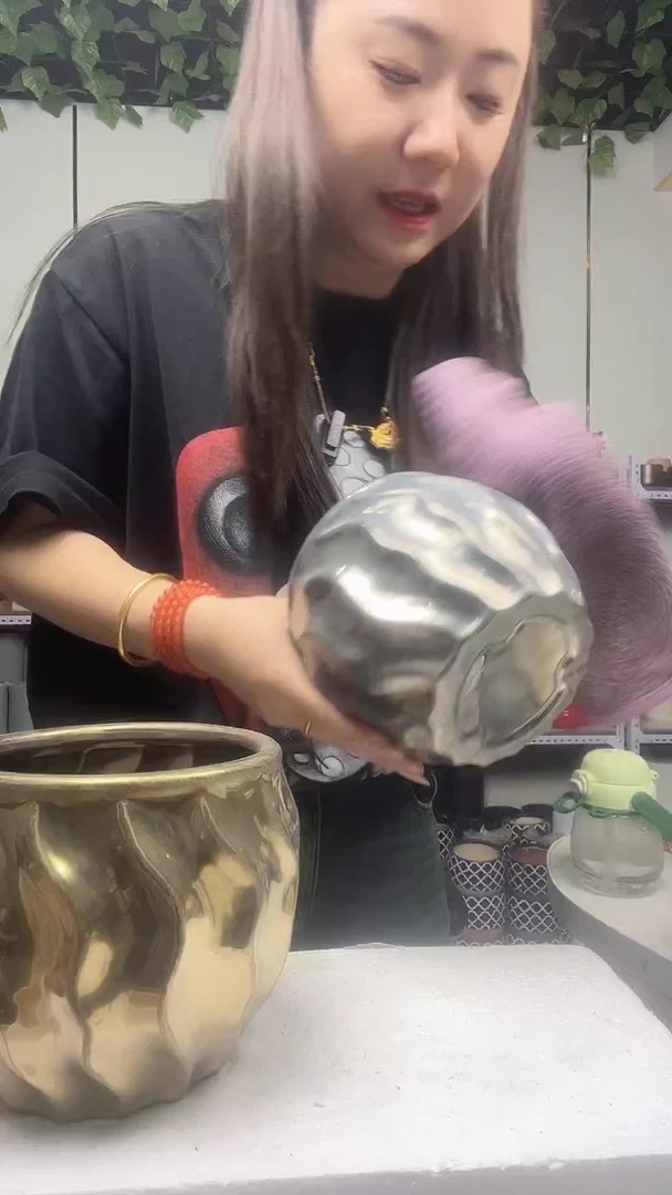 陶瓷花盆宽高13.5-13.5厘米