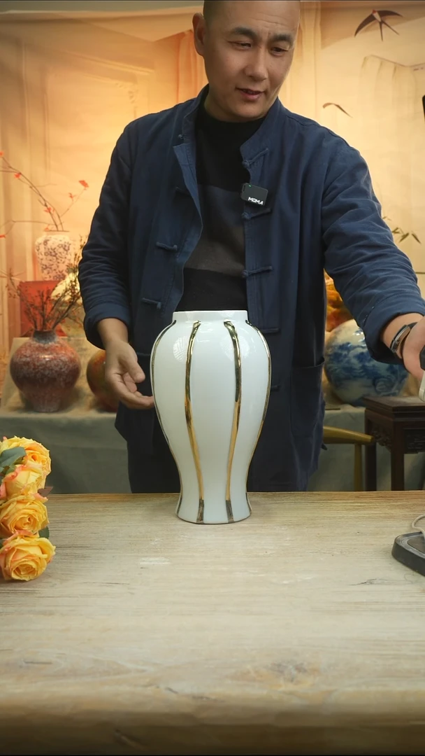 高30口10高温陶瓷花瓶