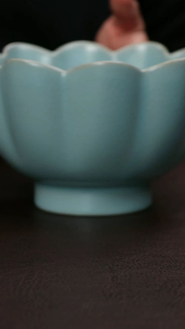 【闪购商品】其他汝官窑莲花温碗6