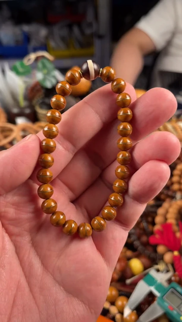 紫金鼠手串王胖子文玩工作室汉堡珠搭配款