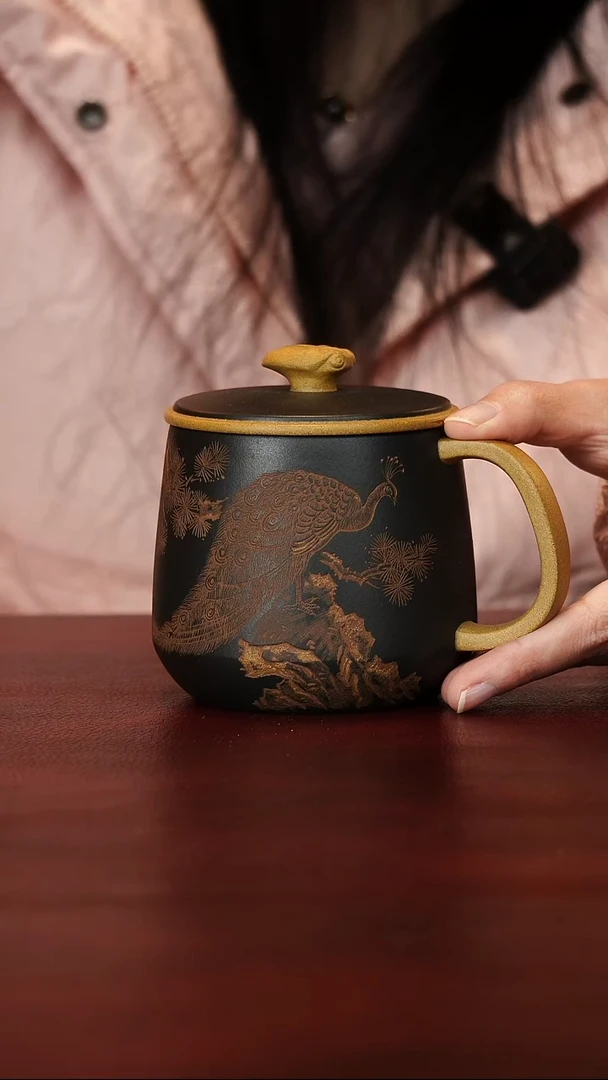 茶壶紫砂原矿高端紫砂--盖杯