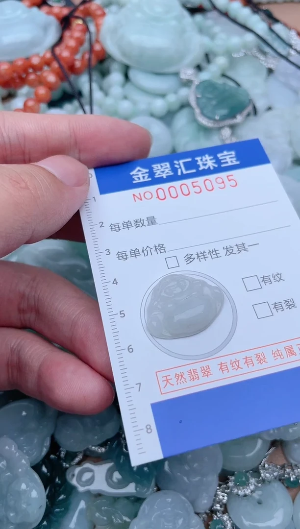 翡翠未镶嵌颈饰5095