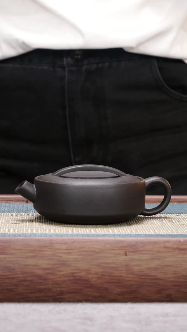 茶壶紫砂朱泥还原烧一片瓦