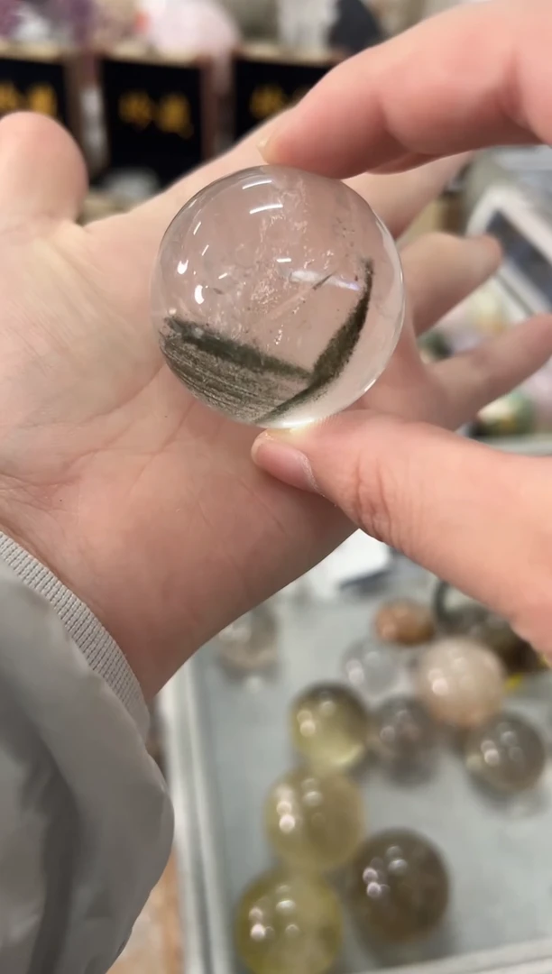 未镶嵌珠宝半成品水晶M460 约4.1cm