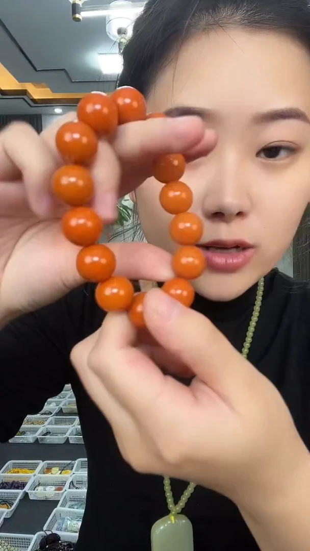 新黄色卡16手串多样性发货一