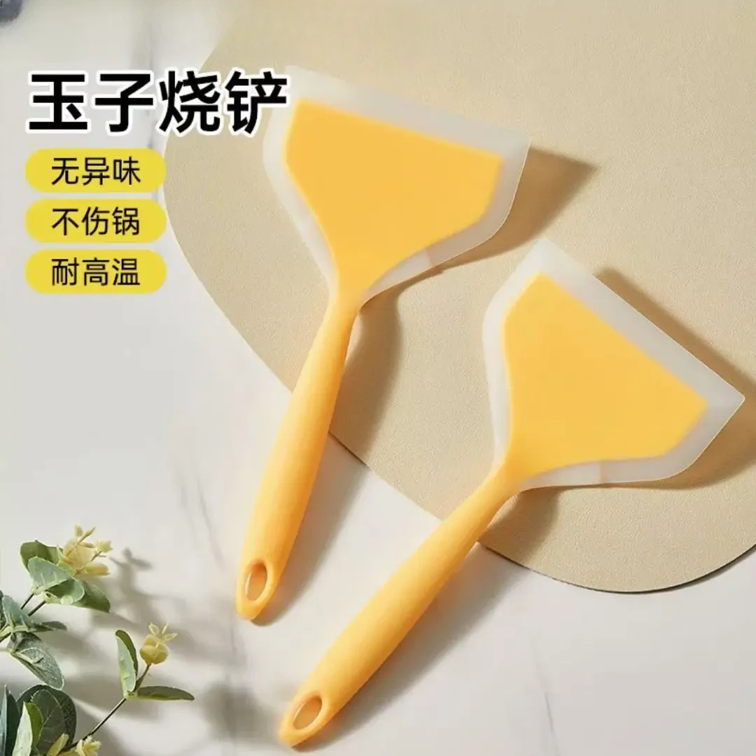 【加厚大铲】硅胶铲子耐高温不粘锅硅胶菜铲平底锅煎饼铲烙饼
