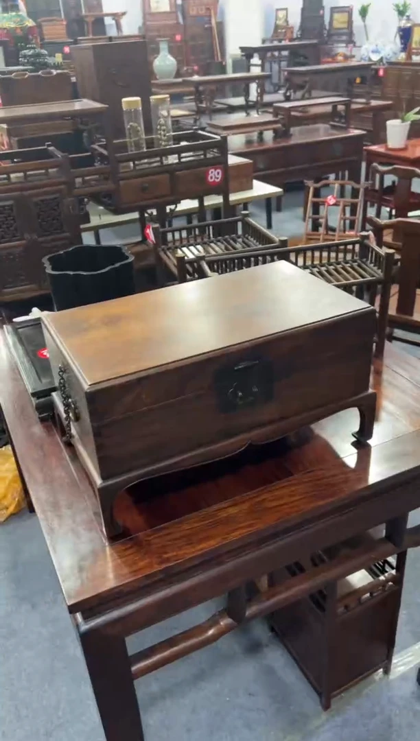 木古*木黄 花梨木器型款储物箱