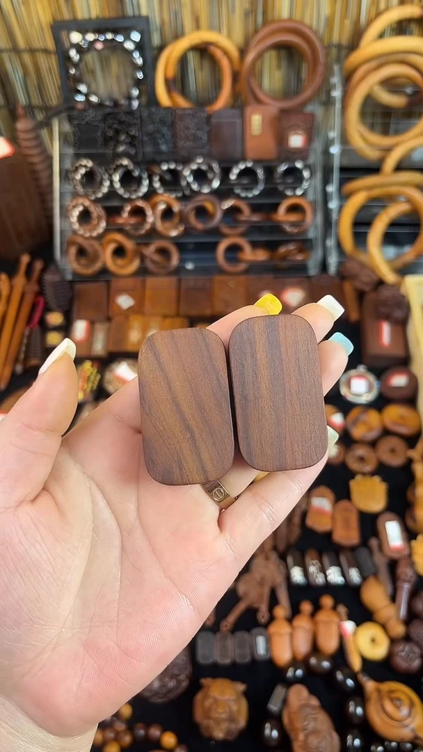 雷击木，桃木无事牌吊坠