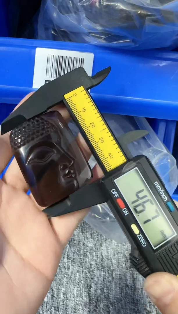 【闪购商品】黑曜岩吊坠(不含链)未镶嵌佛公吊坠