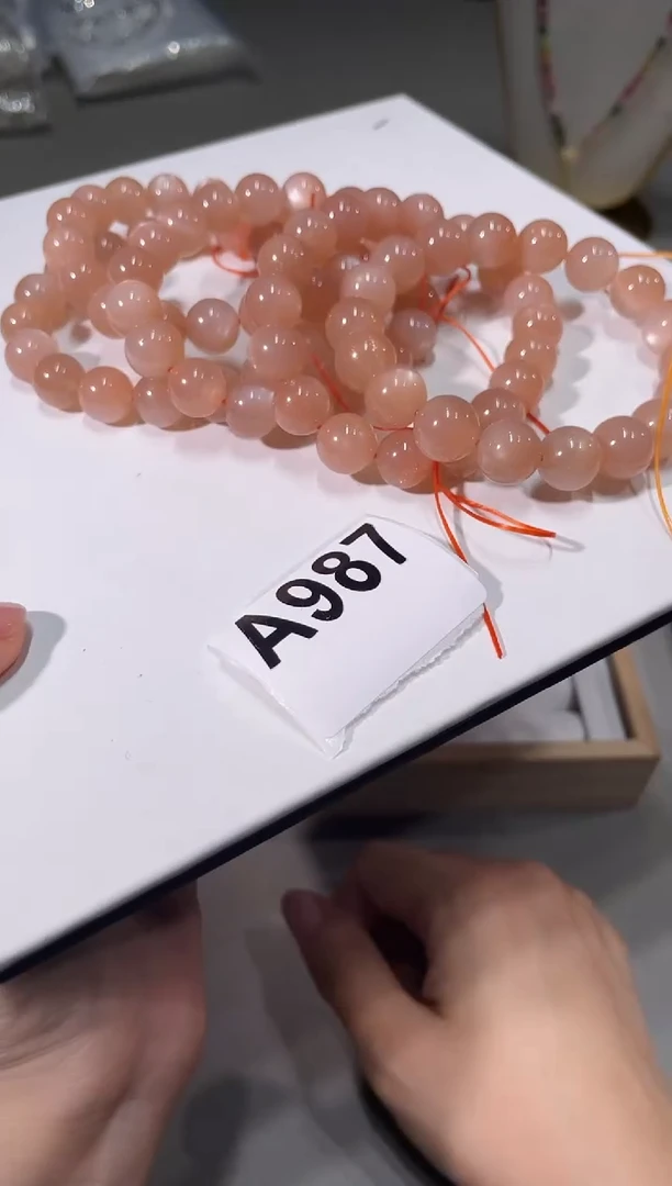 手链未镶嵌长石A987橙月光手链11多样性发一