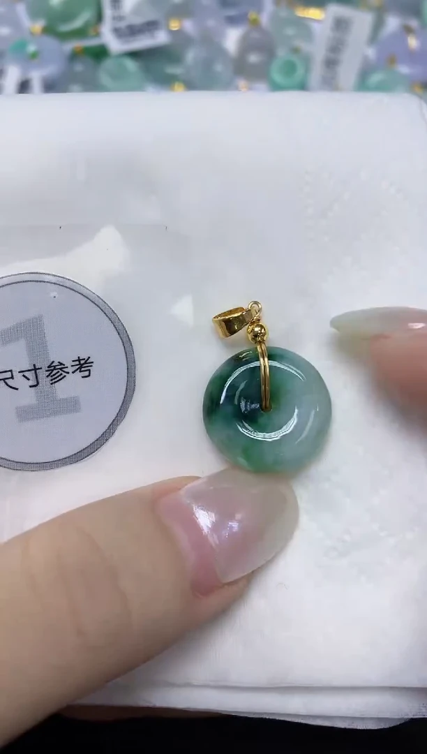 翡翠未镶嵌颈饰天然缅甸翡翠A货百元以上9元证书费自理