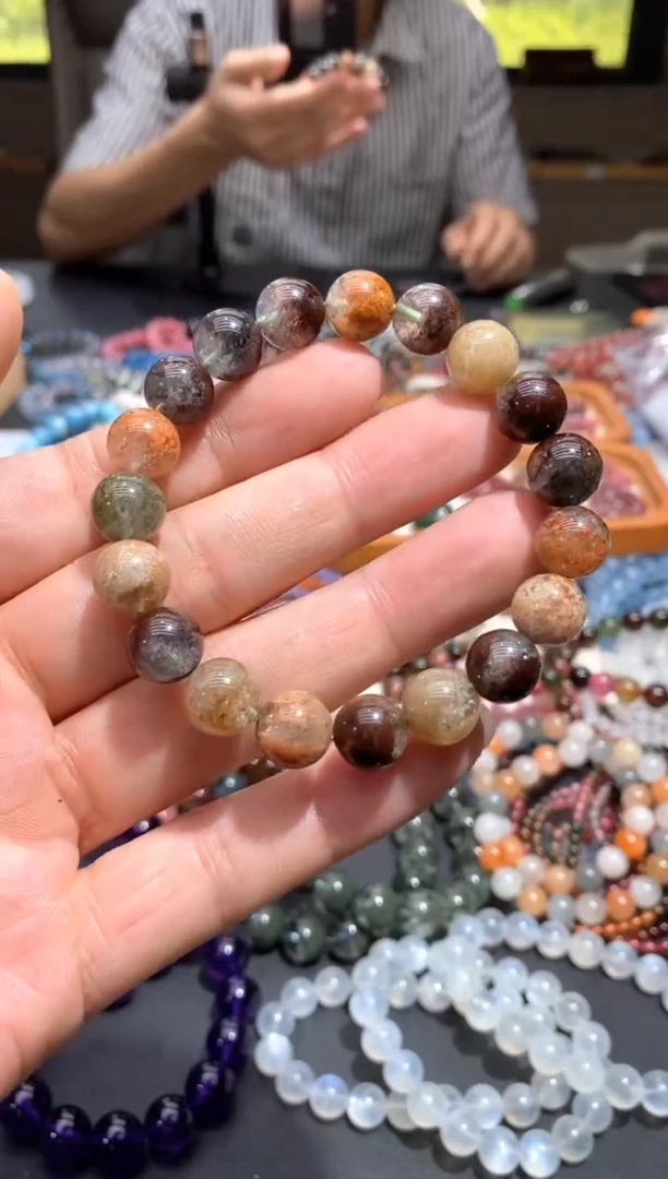 水晶手链未镶嵌s133四季幽灵手链10mm