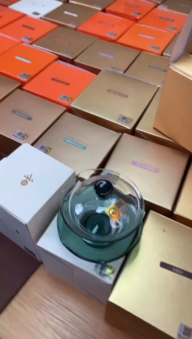 荷叶盖碗/墨绿。。