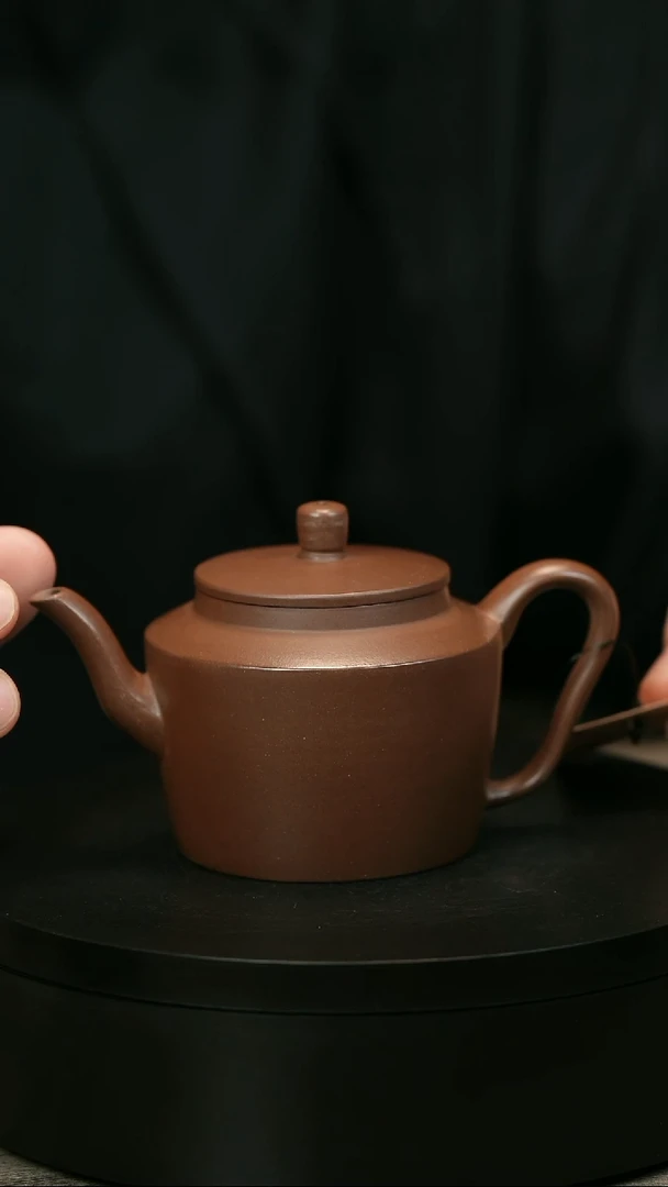 茶壶紫砂那*DH1675周卓琴光素笠帽