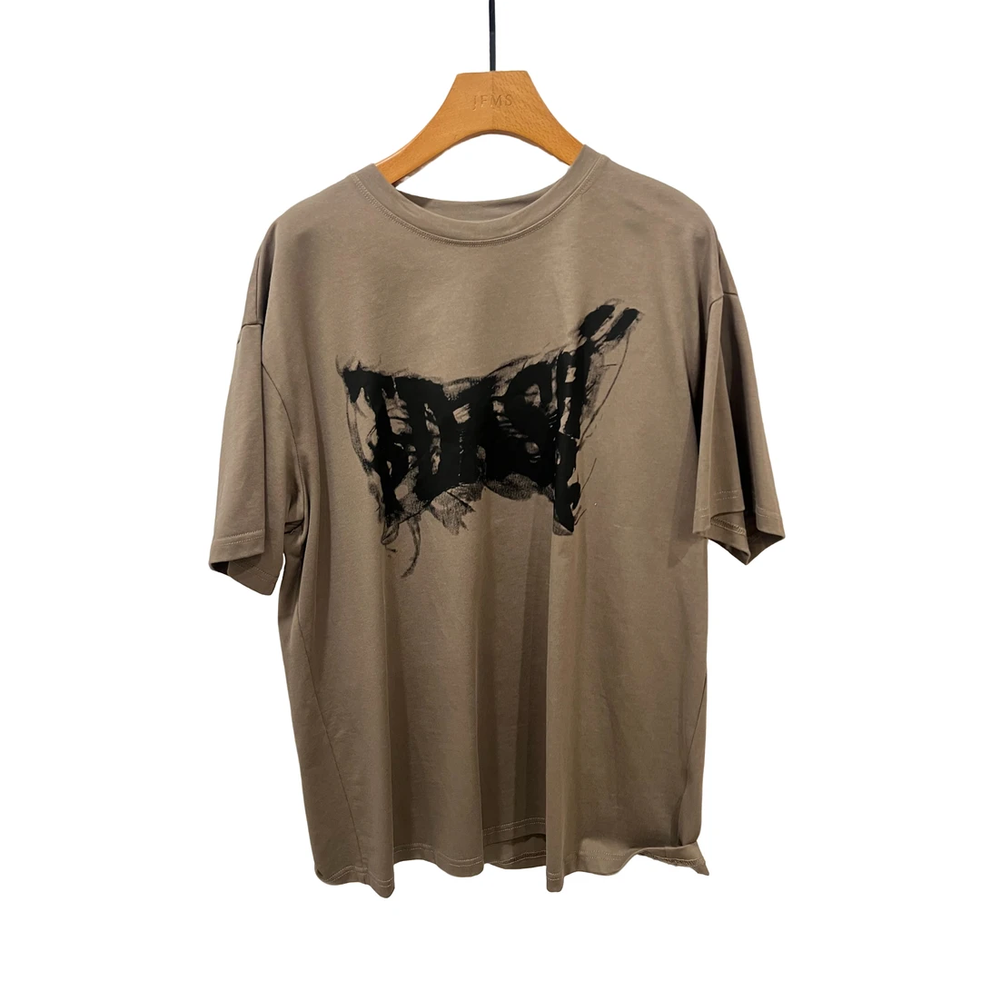 JFMS[【直播同价】恤女夏季短袖时尚潮流上衣T008宽松休闲百搭圆领