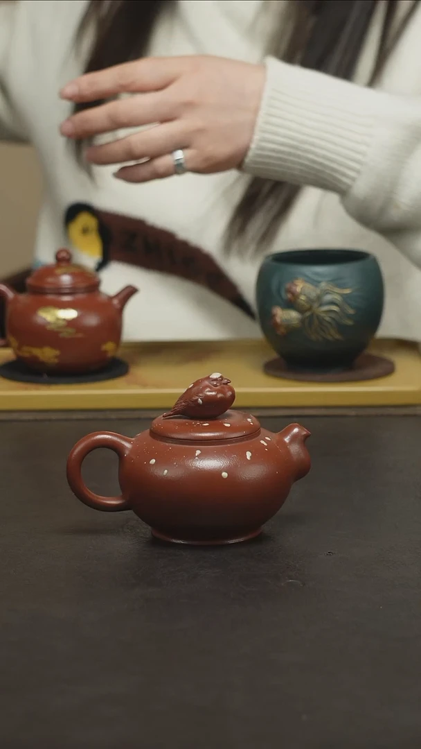 【闪购商品】紫砂茶壶朱泥大红袍紫砂壶