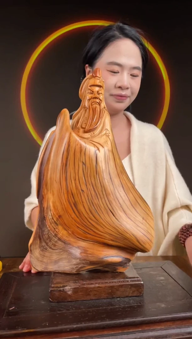 柏木（崖柏）手工摆件,先抢先得! 编号:76