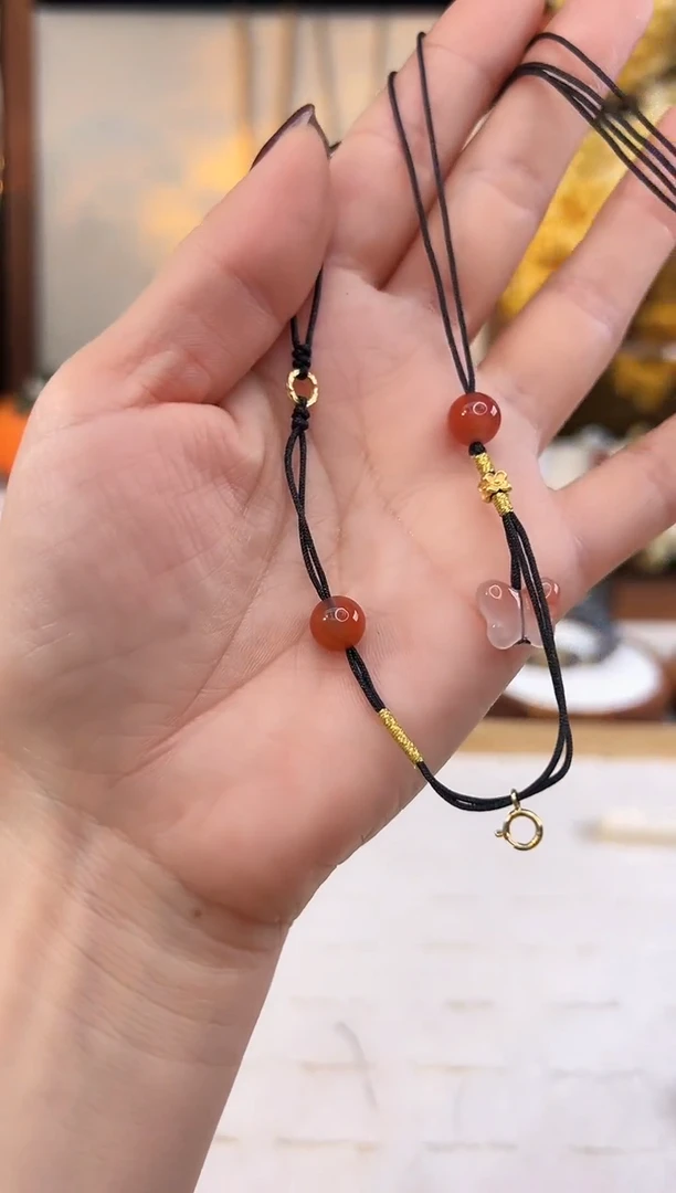 【闪购商品】南红玛瑙项链未镶嵌@@F021C016692