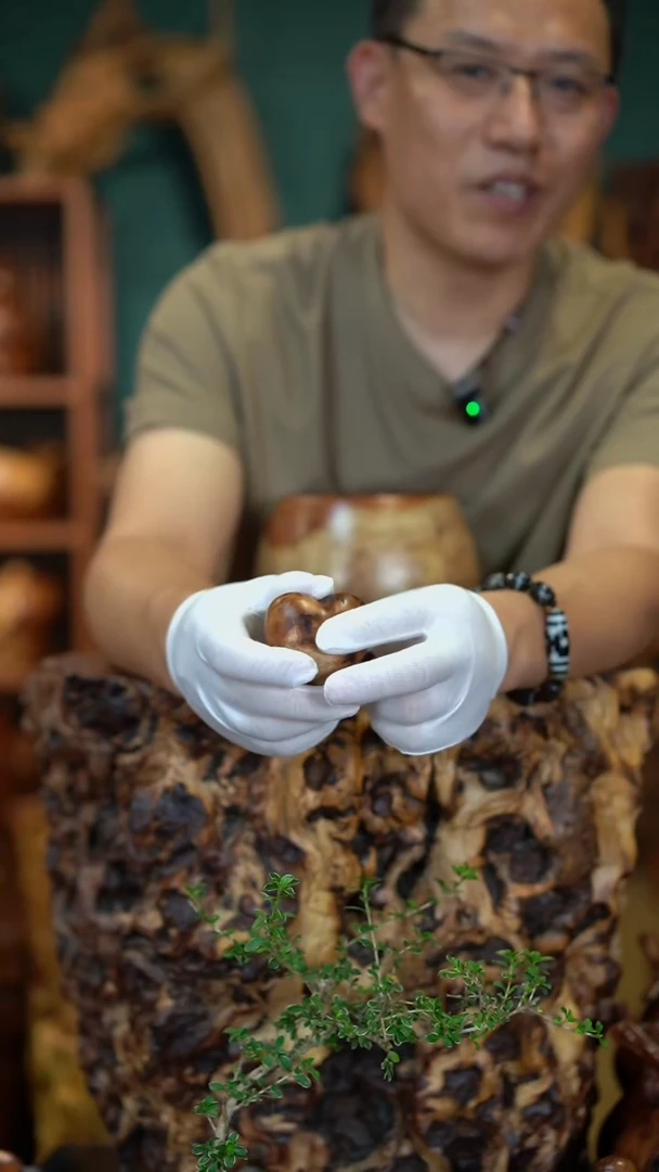 枣木轻****3雷击枣木心心相印