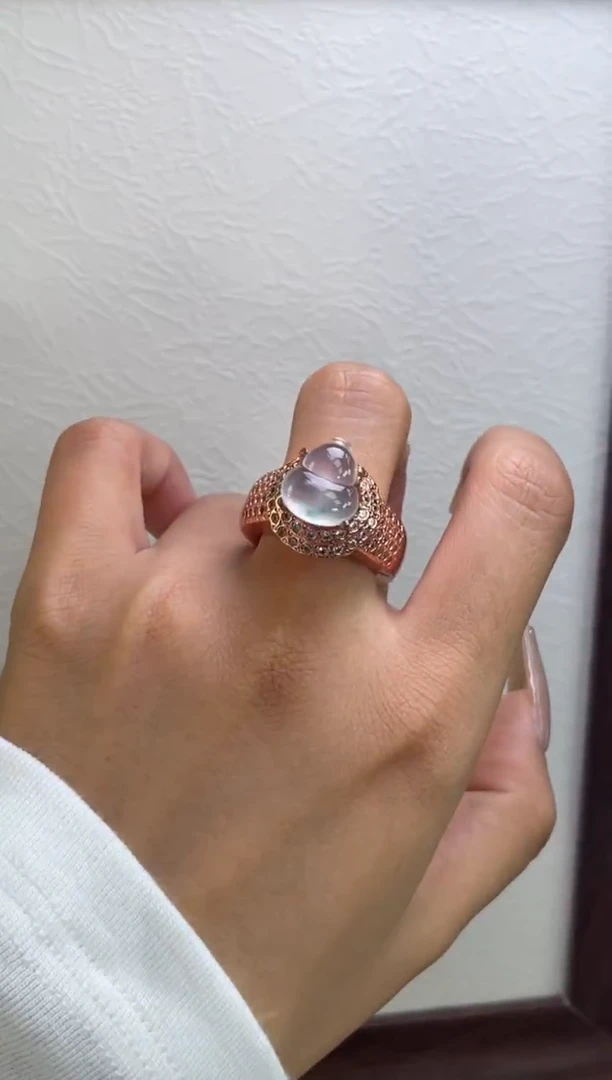 未镶嵌戒指翡翠戒指