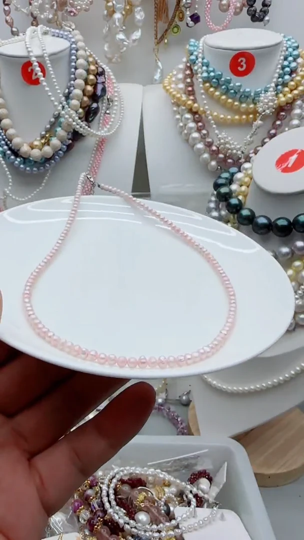 淡水珍珠未镶嵌颈饰1