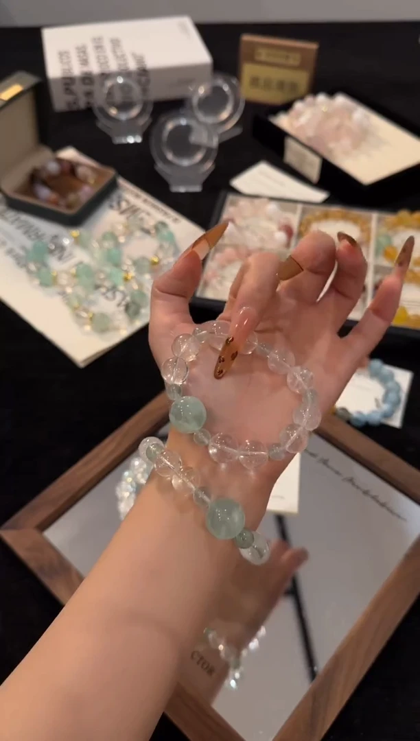 未镶嵌手链水晶白阿赛多宝x3326