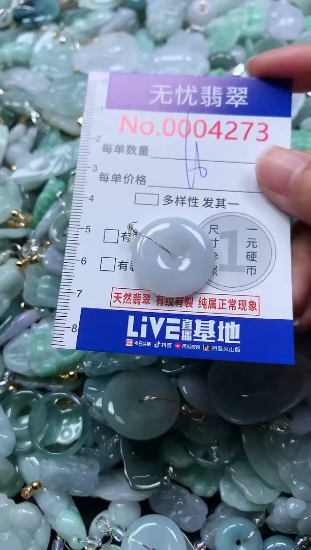 颈饰未镶嵌翡翠4273